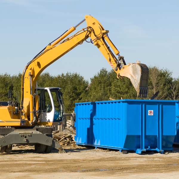 what happens if the residential dumpster is damaged or stolen during rental in Tuckahoe